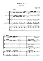 Náhled not [1] - Vivaldi Antonio (1678 - 1741) - Sinfonia in C (RV 112)