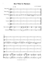 Náhled not [1] - Zapletal Petr (*1965) - Row Well, Ye Mariners (English Country Dance) - arrangement