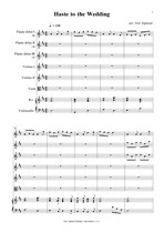 Náhled not [1] - Zapletal Petr (*1965) - Haste to the Wedding (English Country Dance) - arrangement
