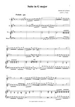 Náhled not [1] - Barre de la Michel (1675 - 1745) - Suite in G major (op. 1/2)