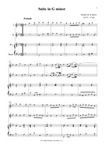 Náhled not [1] - Barre de la Michel (1675 - 1745) - Suite in G minor (op. 1/5)
