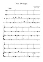 Náhled not [1] - Barre de la Michel (1675 - 1745) - Suite in C major (op. 1/6)