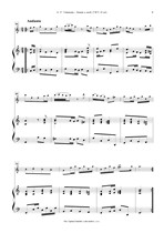 Náhled not [3] - Telemann Georg Philipp (1681 - 1767) - Sonata in A minor (TWV 41:a4)