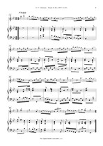 Náhled not [4] - Telemann Georg Philipp (1681 - 1767) - Sonata in B flat major (TWV 41:B3)