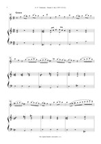 Náhled not [3] - Telemann Georg Philipp (1681 - 1767) - Sonata in C major (TWV 41:C2)