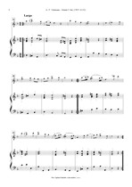 Náhled not [2] - Telemann Georg Philipp (1681 - 1767) - Sonata in F major (TWV 41:F2)