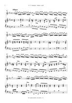 Náhled not [2] - Telemann Georg Philipp (1681 - 1767) - Sonata c moll