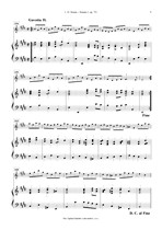 Náhled not [4] - Braun Jean Daniel (? - 1740) - Sonata I. op.7/1