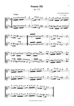 Náhled not [10] - Braun Jean Daniel (? - 1740) - Sonáty I. - III. (op. 4)