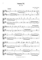 Náhled not [10] - Braun Jean Daniel (? - 1740) - Sonáty IV. - VI. (op. 4)