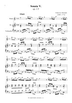 Náhled not [1] - Barsanti Francesco (1690 - 1772) - Sonata V., VI.