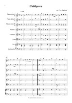 Náhled not [1] - Zapletal Petr (*1965) - Childgrove (English Country Dance) - arrangement