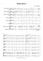 Náhled not [1] - Zapletal Petr (*1965) - Indian Queen (English Country Dance) - arrangement