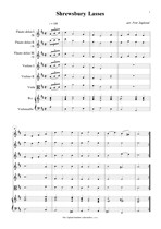 Náhled not [1] - Zapletal Petr (*1965) - Shrewsbury Lasses (English Country Dance) - arrangement