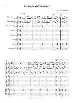 Náhled not [1] - Zapletal Petr (*1965) - Oranges and Lemons (English Country Dance) - arrangement