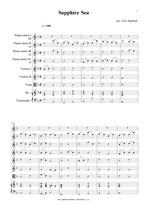 Náhled not [1] - Zapletal Petr (*1965) - Sapphire Sea (English Country Dance) - arrangement