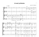 Náhled not [4] - Zapletal Petr (*1965) - Pět úprav vánočních koled pro smíšený sbor