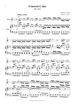 Náhled not [1] - Vivaldi Antonio (1678 - 1741) - Concerto Es dur (RV 451)
