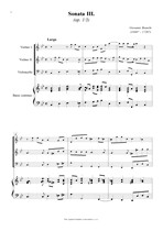 Náhled not [1] - Bianchi Giovanni (1660? - 1720?) - Triosonata B dur (op. 1/3)