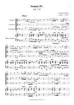 Náhled not [1] - Bianchi Giovanni (1660? - 1720?) - Triosonata C dur (op. 1/4)